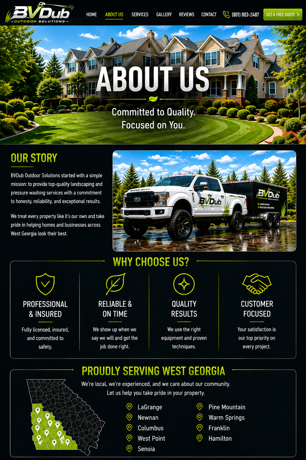 About BV Dub Outdoor Solutions